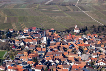 Protestant Church in the district Wollmesheim in Landau in der Pfalz in the state Rhineland-Palatinate, Germany