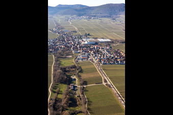 Böchingen in the state Rhineland-Palatinate, Germany out of the air
