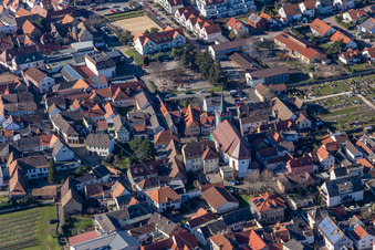 Catholic Church of St. Remigius in the district Diedesfeld in Neustadt an der Weinstraße in the state Rhineland-Palatinate, Germany