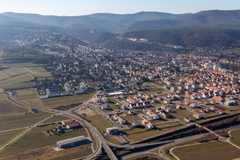 Holunderring new development area in Bad Dürkheim in the state Rhineland-Palatinate, Germany