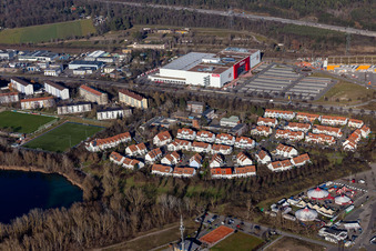 Höffner Furniture in the district Rheinau in Mannheim in the state Baden-Wuerttemberg, Germany