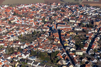 Catholic Church of St. Martin in Schwetzingen in the state Baden-Wuerttemberg, Germany