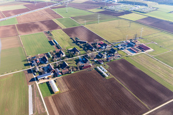 Neurott with Spieß vegetable farm and Gieser horse farm in the district Patrick Henry Village in Heidelberg in the state Baden-Wuerttemberg, Germany