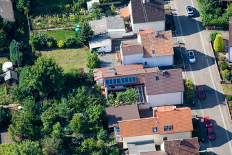 Waldstr in Kandel in the state Rhineland-Palatinate, Germany out of the air