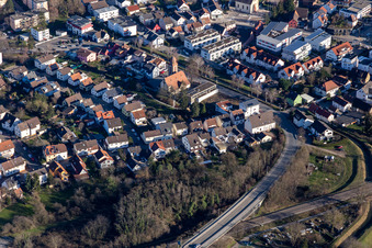 Protestant Trinity Church in the district Sankt Ilgen in Leimen in the state Baden-Wuerttemberg, Germany