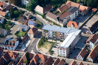 Just building in Kandel in the state Rhineland-Palatinate, Germany out of the air
