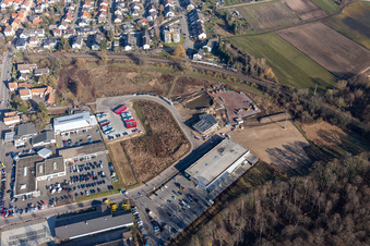 Kandel in the state Rhineland-Palatinate, Germany out of the air