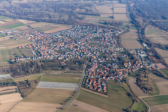 Hördt in the state Rhineland-Palatinate, Germany out of the air