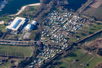 Leisure Centre - Amusement Park Mobydick and Camp-site Ruelzheim in Ruelzheim in the state Rhineland-Palatinate, Germany