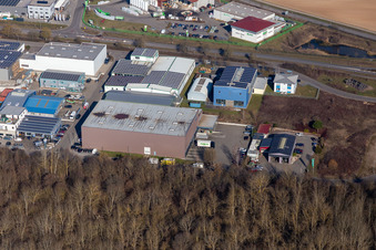 Bosch Car Service Hey, Römer Medical Supply Store, DEKRA Station in Herxheim bei Landau in the state Rhineland-Palatinate, Germany