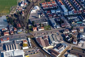 Industrial estate and company settlement the formerly Promarkt-Gelaende Am Rabensteinerweg in Speyer in the state Rhineland-Palatinate, Germany