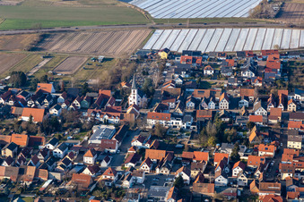 Catholic Church of St. Martin in Hanhofen in the state Rhineland-Palatinate, Germany