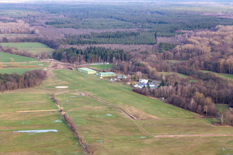 EDRO Airport in Schweighofen in the state Rhineland-Palatinate, Germany
