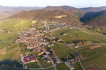 Village view in Frankweiler in the state Rhineland-Palatinate, Germany
