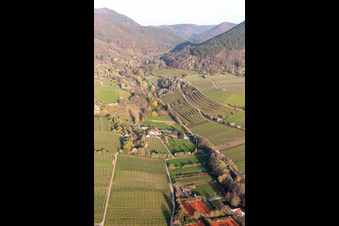 Modenbachtal in Burrweiler in the state Rhineland-Palatinate, Germany