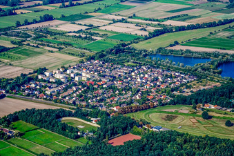From the southwest in Haßloch in the state Rhineland-Palatinate, Germany