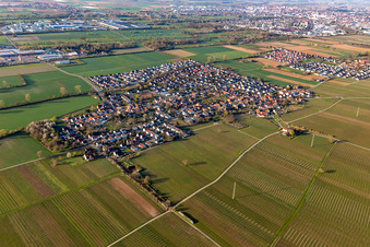 From the north in Bornheim in the state Rhineland-Palatinate, Germany
