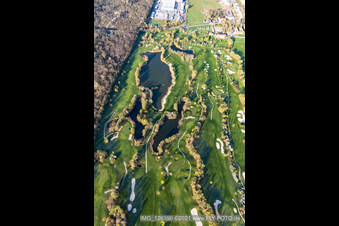 Golf Course Landgut Dreihof - GOLF Absolute in the district Dreihof in Essingen in the state Rhineland-Palatinate, Germany viewn from the air