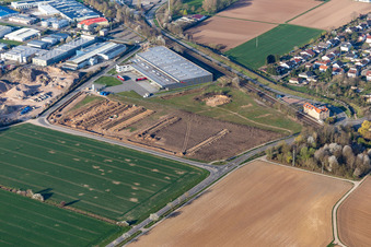 Expansion of the West Industrial Area with Eichenlaub Logistics in Rohrbach in the state Rhineland-Palatinate, Germany