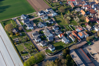 Upper garden pieces in Knittelsheim in the state Rhineland-Palatinate, Germany