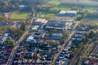 New building at the IGS Kandel in Kandel in the state Rhineland-Palatinate, Germany