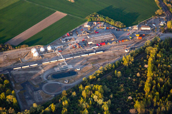 Compressor Stadium and pumping station for natural gas of Rhone Gaz in Herrlisheim in Grand Est, France