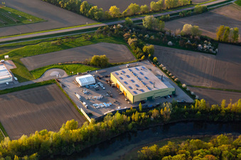 Company grounds and facilities of Wiegel Rheinau Feuerverzinken GmbH & Co KG in Freistett in the state Baden-Wuerttemberg, Germany