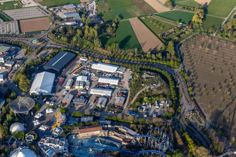 Depot of the locked down Leisure-Park Europa Park in Rust in the state Baden-Wuerttemberg, Germany
