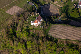 Churches building the chapel Michaelskapelle in Riegel am Kaiserstuhl in the state Baden-Wuerttemberg, Germany