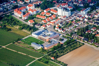 School building of the Karl-Wendel-Schule Lambsheim in Lambsheim in the state Rhineland-Palatinate, Germany