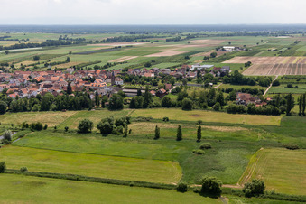 Winden in the state Rhineland-Palatinate, Germany seen from above