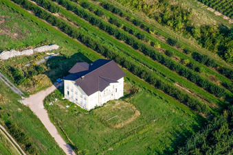 Bissersheimer Street in Großkarlbach in the state Rhineland-Palatinate, Germany