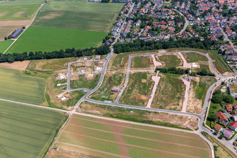 Development area K2 in Kandel in the state Rhineland-Palatinate, Germany seen from above