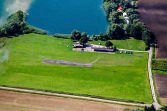 Model sports club Oberhausen at Erlichsee in the district Oberhausen in Oberhausen-Rheinhausen in the state Baden-Wuerttemberg, Germany