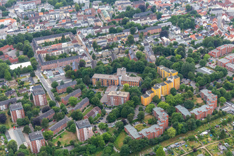 Schulze-Delitzsch-Straße in the district Bredeberg in Flensburg in the state Schleswig Holstein, Germany
