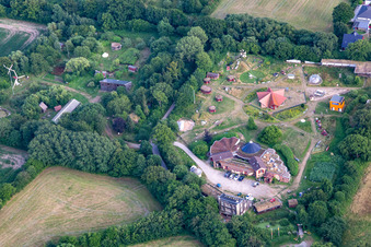 Building complex of the education and training center artefact gGmbH in Gluecksburg in the state Schleswig-Holstein, Germany