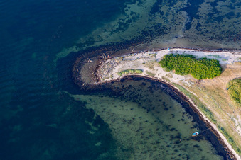 Holnis Nordspitze - almost the northernmost point of Germany in Glücksburg in the state Schleswig Holstein, Germany