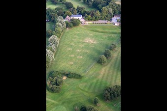 Oblique view of Förde Golf Club eV Glücksburg in the district Bockholm in Glücksburg in the state Schleswig Holstein, Germany