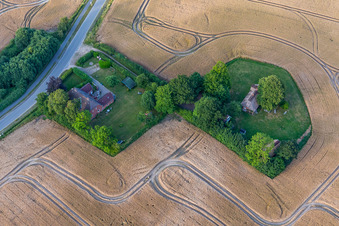 District Dollerupholz in Westerholz in the state Schleswig Holstein, Germany