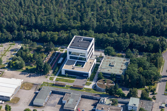 Research building and office complex " KIT Campus Nord " with ZEISS Innovation Hub @KIT and BBBank branch in Eggenstein-Leopoldshafen in Eggenstein-Leopoldshafen in the state Baden-Wurttemberg, Germany