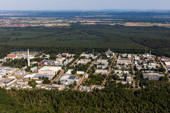 KIT Campus North in the district Leopoldshafen in Eggenstein-Leopoldshafen in the state Baden-Wuerttemberg, Germany