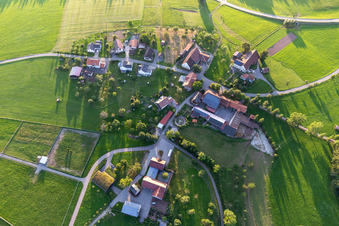 Twenty-four courtyards in the district Äußerer Vogelsberg in Loßburg in the state Baden-Wuerttemberg, Germany
