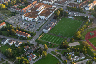 Ensemble of sports grounds Hermann-Saam-Stadium in Freudenstadt in the state Baden-Wuerttemberg