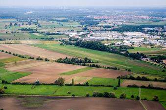 Airport in Hockenheim in the state Baden-Wuerttemberg, Germany