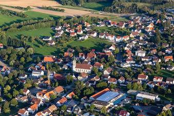 Church building in the village of in Villingendorf in the state Baden-Wuerttemberg, Germany