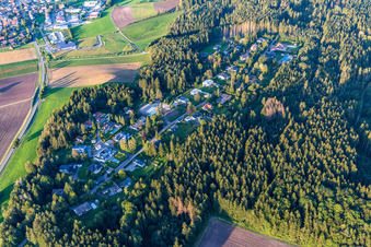 Aerial photograpy of Beginner's route in Dietingen in the state Baden-Wuerttemberg, Germany