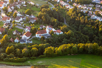 Church of St. James in the district Herrenzimmern in Bösingen in the state Baden-Wuerttemberg, Germany