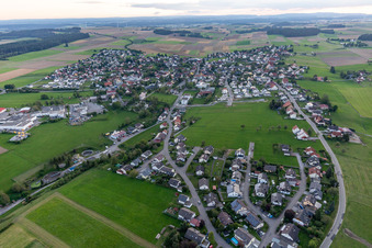 Bösingen in the state Baden-Wuerttemberg, Germany from above