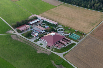 Bösingen in the state Baden-Wuerttemberg, Germany out of the air