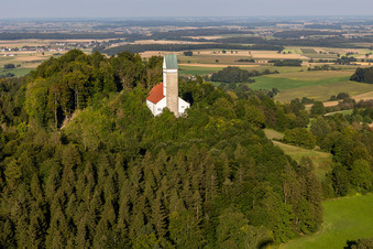 Pilgrimage Church of St. John the Baptist on the Bussen in the district Offingen in Uttenweiler in the state Baden-Wuerttemberg, Germany